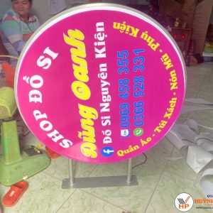 HD001: Hộp đèn hút nổi